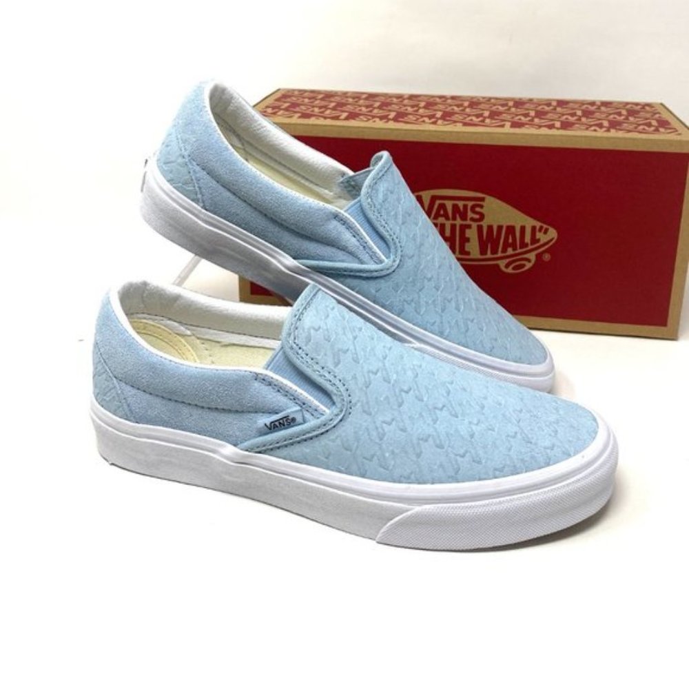 💖MEGA SALE💖VANS Classic Sip On Women’s Canvas Sneakers Pure Blue VN0A33TB9HV - Picture 10 of 10